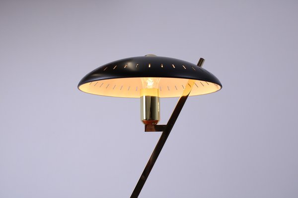 Decora Z Table Lamp in Brass by Louis Kalff for Philips, 1950s-XT-1768910