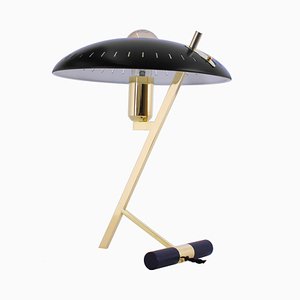 Decora Z Table Lamp in Brass by Louis Kalff for Philips, 1950s-XT-1768910