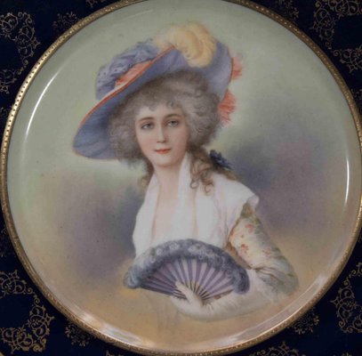 Decorated Plates, Early 20th Century, Set of 2-ZCI-1411235