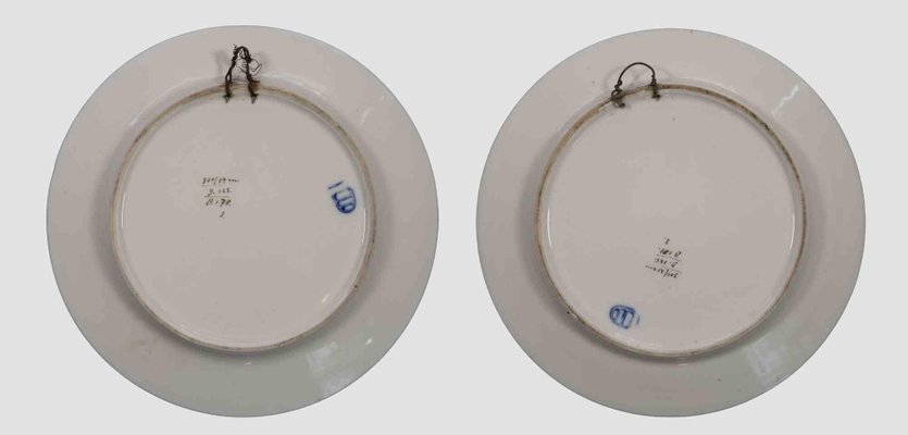 Decorated Plates, Early 20th Century, Set of 2-ZCI-1411235