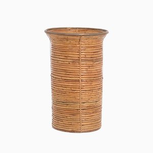 Decorative Bamboo Paper Bin, 1970s-VT-786152