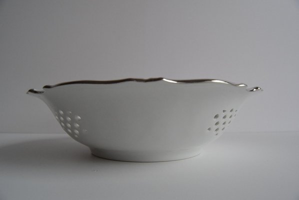 Decorative Bowl in Openwork Porcelain from Pirken Hammer, 1960s-TZ-2018672