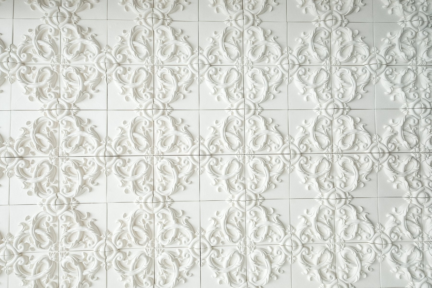 Decorative Ceramic Acanthus Panel by Anthony & Joseph Bevilacqua for MYOP