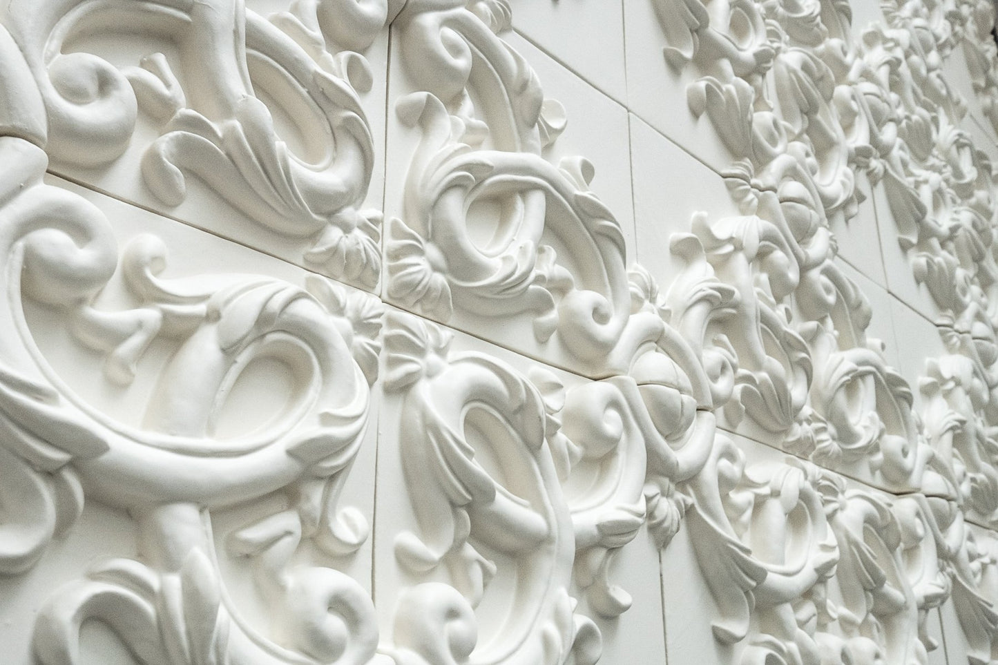 Decorative Ceramic Acanthus Panel by Anthony & Joseph Bevilacqua for MYOP