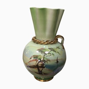 Decorative Ceramic Vase with Landscapes, Italy, 2000-HQI-1335163