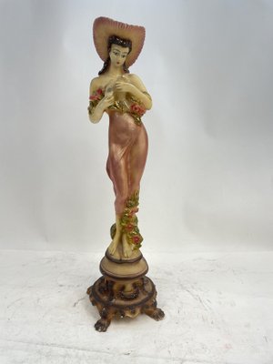 Decorative Figurine Depicting a Floral Woman, 1960s-GKM-2043324