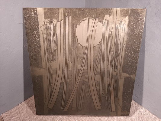 Decorative Green Copper Panel by Victor Cerrato, 1970s-OHK-951969