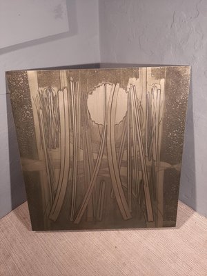 Decorative Green Copper Panel by Victor Cerrato, 1970s-OHK-951969