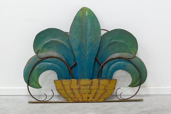 Decorative Iron Wall Piece, 1950s-UJE-663490