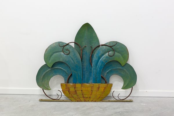 Decorative Iron Wall Piece, 1950s-UJE-663490