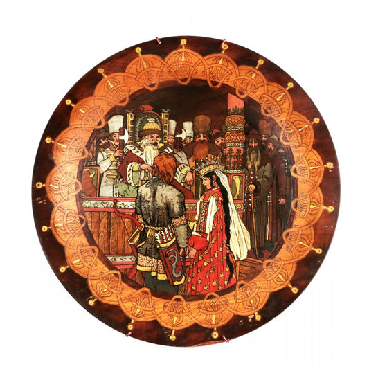 Decorative Ivan Tsarevich and the Grey Wolf Dish