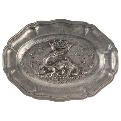 Decorative Pewter Tray-WFS-820872