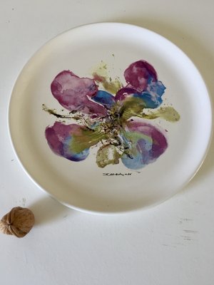 Decorative Plate by Zao Wou-Ki, 1986-EVQ-2042947