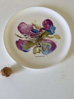 Decorative Plate by Zao Wou-Ki, 1986-EVQ-2042947