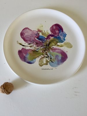 Decorative Plate by Zao Wou-Ki, 1986-EVQ-2042947