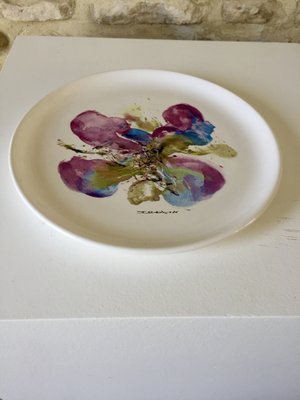 Decorative Plate by Zao Wou-Ki, 1986-EVQ-2042947