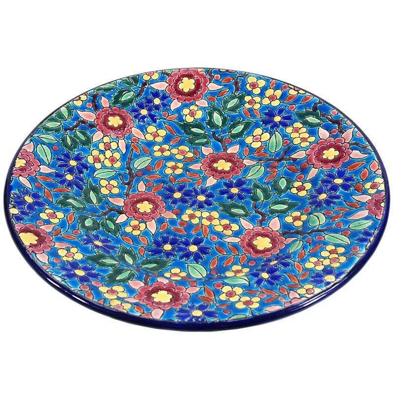 Decorative Plate from Faienceries Et Emaux De Longwy, 1930s