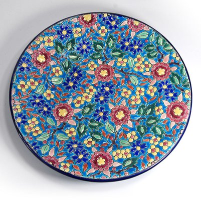 Decorative Plate from Faienceries Et Emaux De Longwy, 1930s-GIW-1819420