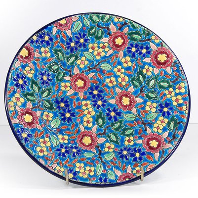 Decorative Plate from Faienceries Et Emaux De Longwy, 1930s-GIW-1819420