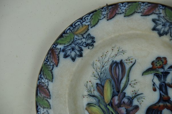 Decorative Plate from Summer Flowers, 1940s-ROJ-620958