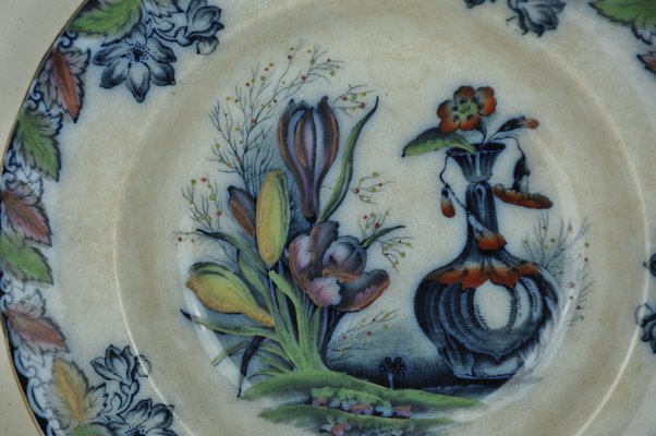 Decorative Plate from Summer Flowers, 1940s-ROJ-620958