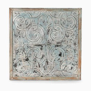 Decorative Plate Made of Patinated Sheet Metal-NQ-624989