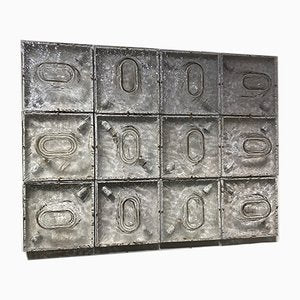 Decorative Sectional Glass Wall Panel with Lights by Toni Zuccheri for Venini, 1962, Set of 12-IDB-799854