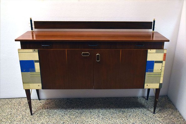 Decorative Sideboard with Internal Lighting from Società Compensati Curvati, 1950s-HS-1084129