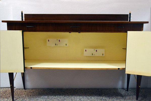 Decorative Sideboard with Internal Lighting from Società Compensati Curvati, 1950s-HS-1084129