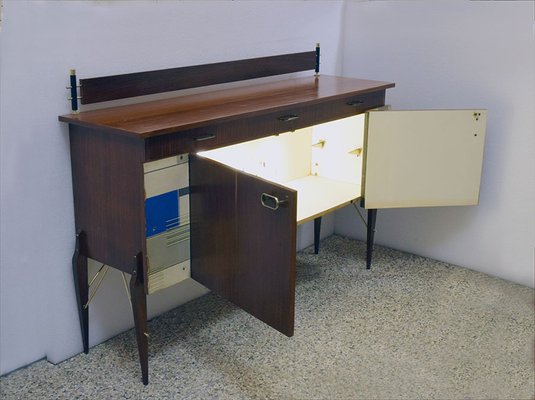 Decorative Sideboard with Internal Lighting from Società Compensati Curvati, 1950s-HS-1084129