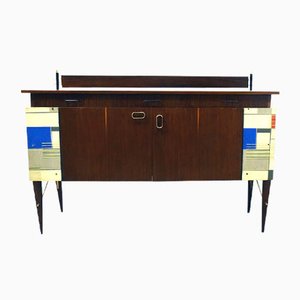 Decorative Sideboard with Internal Lighting from Società Compensati Curvati, 1950s-HS-1084129