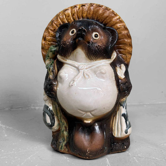 Decorative Tanuki Tanuki Statue, 1980s