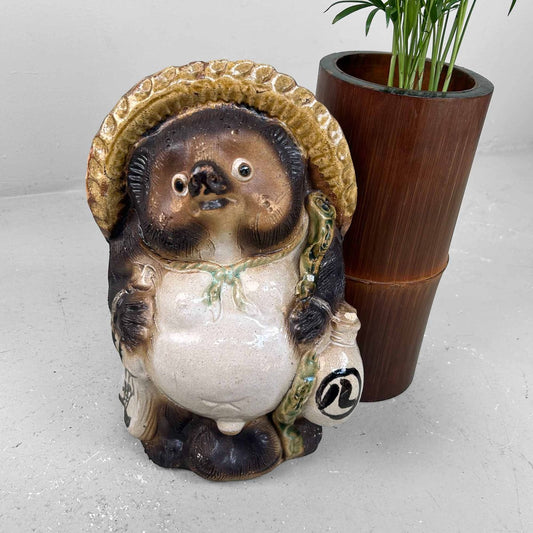 Decorative Tanuki Tanuki Statue, 1980s