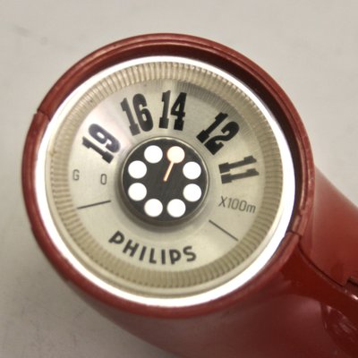 Decorative Toot-A-Loop Model 20RL012 Radio in Red from Philips, 1960s-SY-1334972