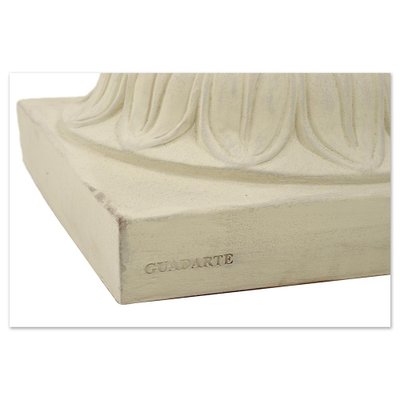 Decorative Urn in White Terracotta-NQ-1735635