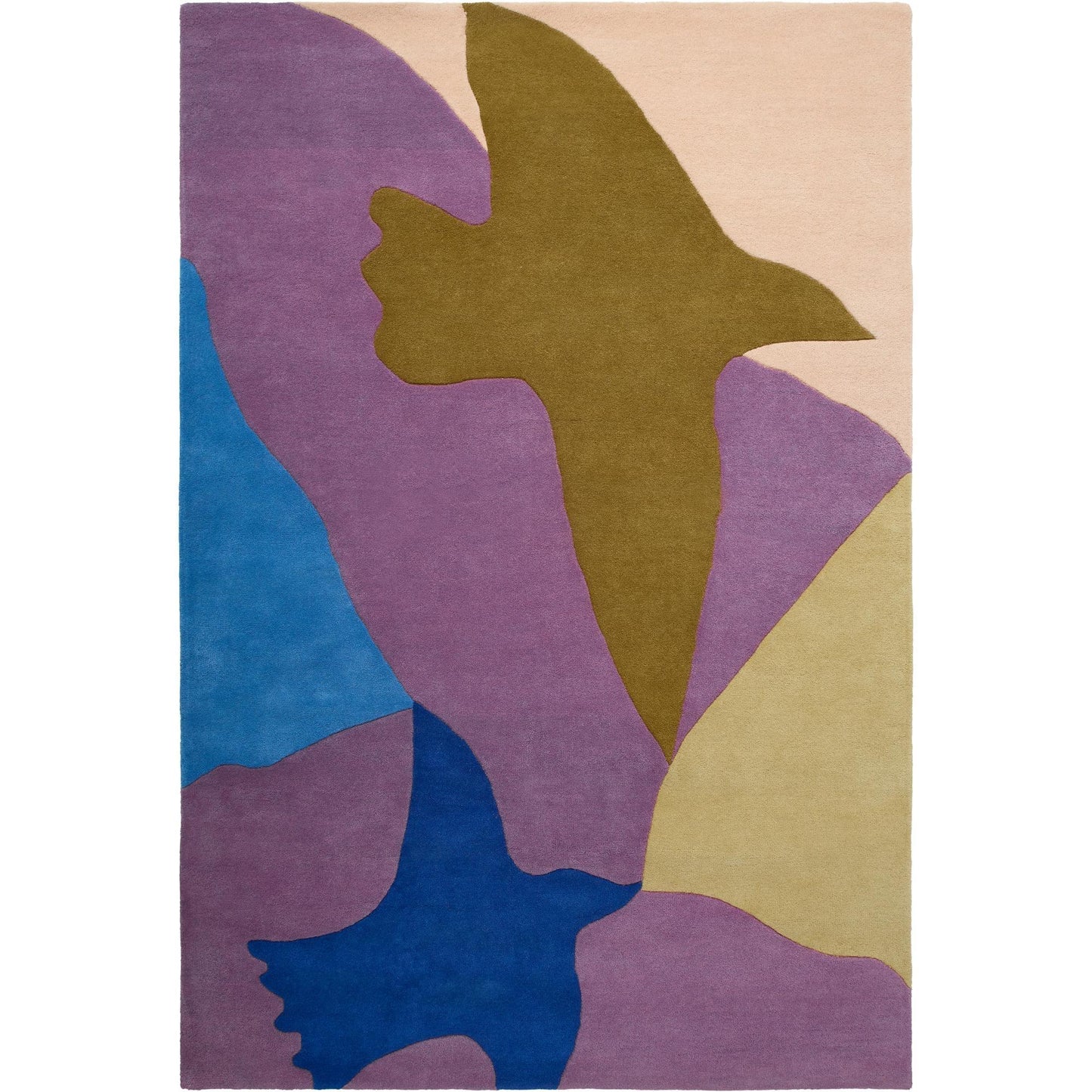 Decotique Bird Rug 300x400 cm Blue