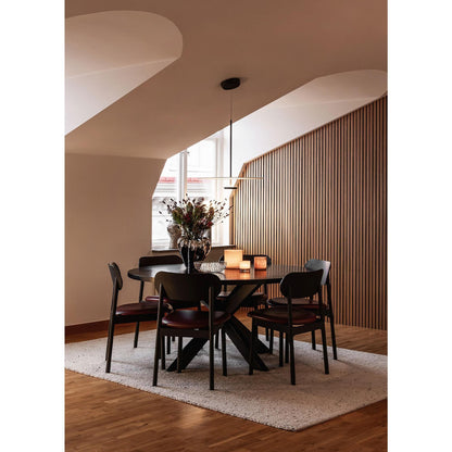 Decotique Elephant Dining Chair Black/Nordic Sky