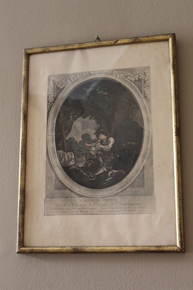 Dedicated to Marquise Madame de Montesquiou, 1800s, Prints, Set of 2