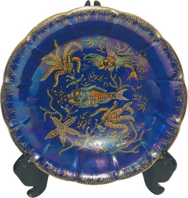 Deep Plate from Crown Devon Fieldings England, 1930s-AOU-1444878