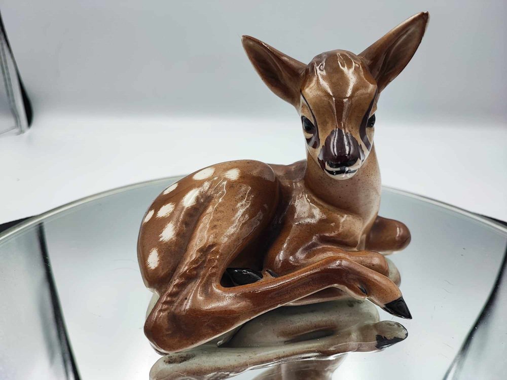 Deer by Zygmunt Buksowicz for Steatyt Katowice, 1970s