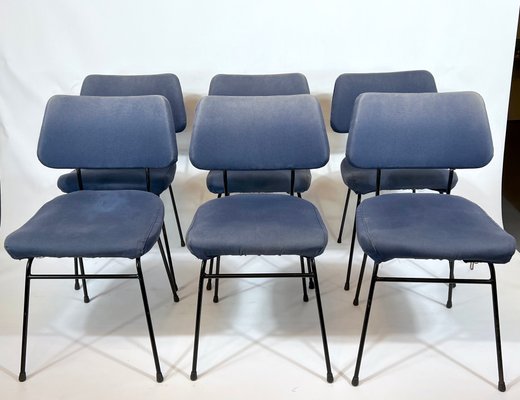 Delfino Dining Chairs by Erberto Carboni for Arflex, 1950s, Set of 6-OT-1117730