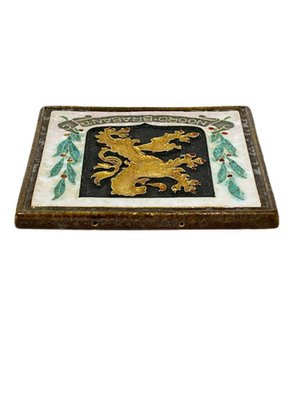 Delft Cloisonné Tile with the Coat of Arms of Noord-Brabant from Porceleyne Fles-UCH-1224324