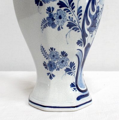 Delft Earthenware Vases from Royal Delft, Early 20th Century, Set of 2-RVK-1016321