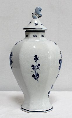 Delft Earthenware Vases from Royal Delft, Early 20th Century, Set of 2-RVK-1016321