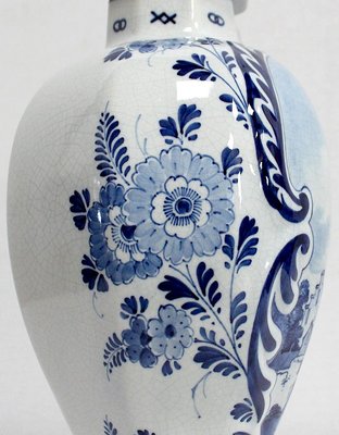 Delft Earthenware Vases from Royal Delft, Early 20th Century, Set of 2-RVK-1016321