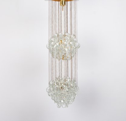 Delicate Gilt Brass Crystal Chandelier by Palwa, 1970s-UGR-1738261