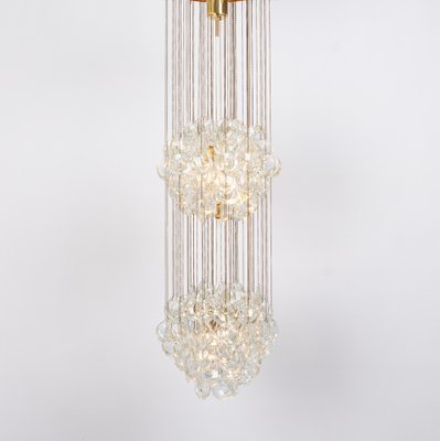 Delicate Gilt Brass Crystal Chandelier by Palwa, 1970s-UGR-1738261