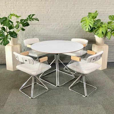 Delta Dining Room Set by Rudi Verelst for Novalux, 1974, Set of 5-OLQ-1762676