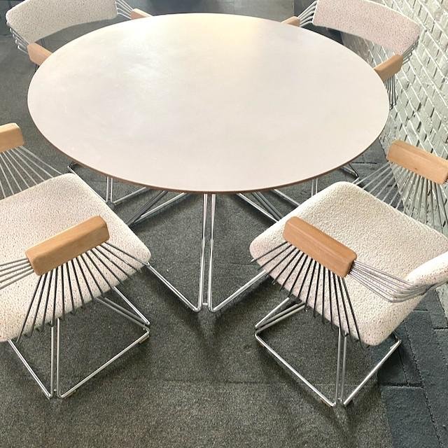 Delta Dining Room Set by Rudi Verelst for Novalux, 1974, Set of 5