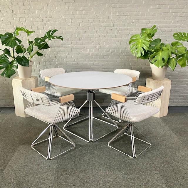 Delta Dining Room Set by Rudi Verelst for Novalux, 1974, Set of 5